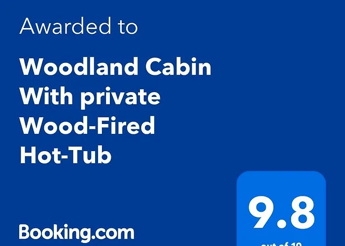 Woodland Cabin With Private Wood-Fired Hot-Tub
